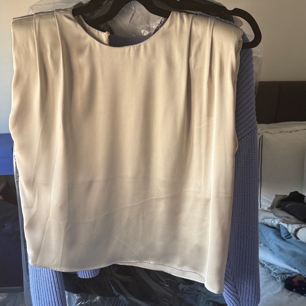 Zara Cream Women's Blouse